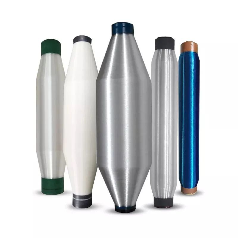 C% polyester monofilamentum 10D / 1F semi-hebetem ad culcita
