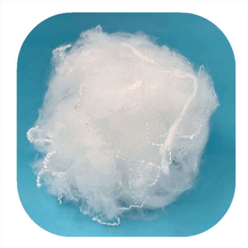 Quality down like stapula fibra 1.2D 32MM Polyester fibra grS certificatorium pro stibadium iaccam