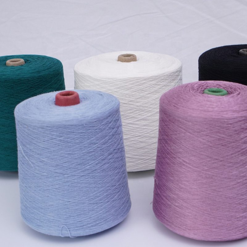 28NM/2 50 redivivus polyester 50 acrylicus tinctus Ring Spun officinas